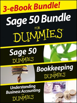 cover image of Sage 50  For Dummies Three e-book Bundle
